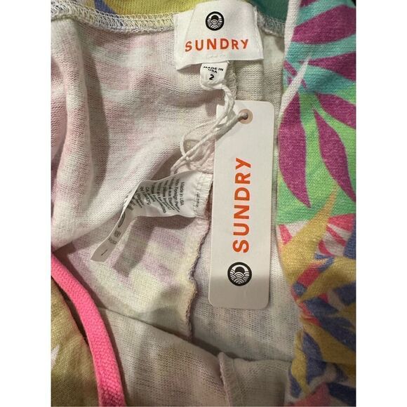 Sundry Tropical Print Sweatpants Size 2 (Medium) - Picture 5 of 7
